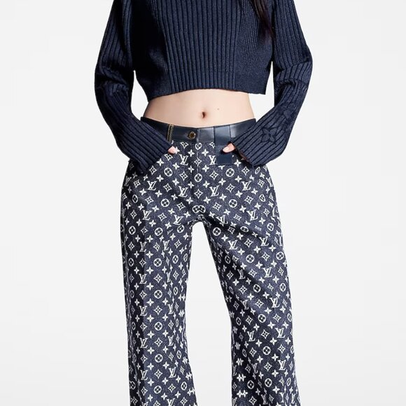 Louis Vuitton Pants - Louis Vuitton Monogram Bootcut Jeans